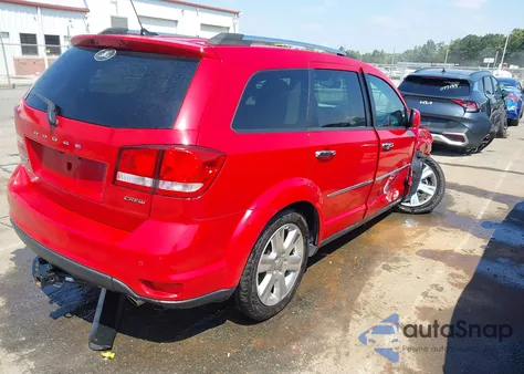 2013 Dodge Journey Crew из США, поврежденный, VIN 3C4PDCDG8DT645919